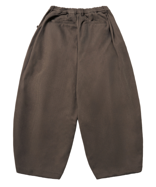 Void 4 Tuck Balloon Trouser Brown