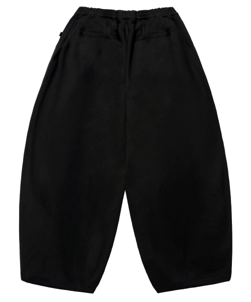 Void 4 Tuck Balloon Trouser Black