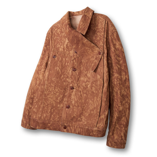 BUTTON PANNEL JACKET_VER IMBALANCE (PERSIMMON SALT)