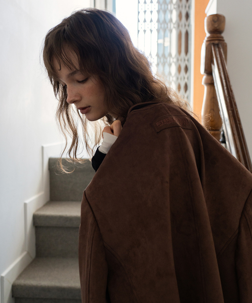 Tessi suede jacket - Brown
