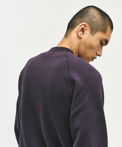 SWEAT STADIUM JACKET OXBLOOD NAVY
