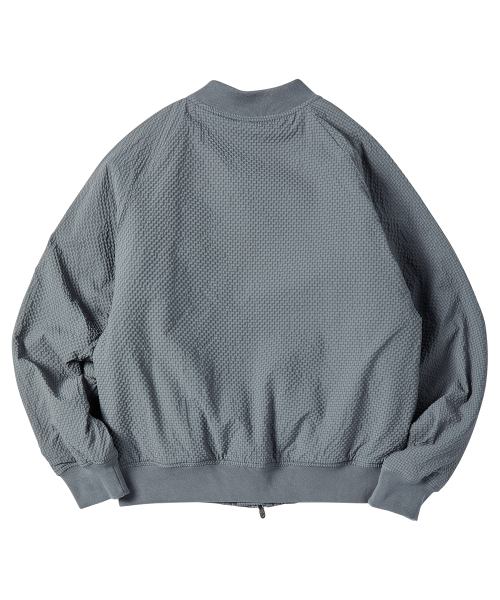Легкая стеганая куртка в клетку Grayish Blue