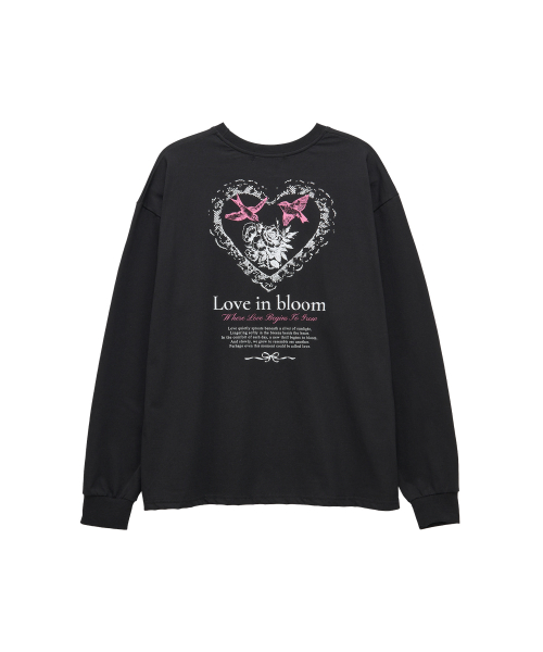 Love Bloom T-Shirt (black)