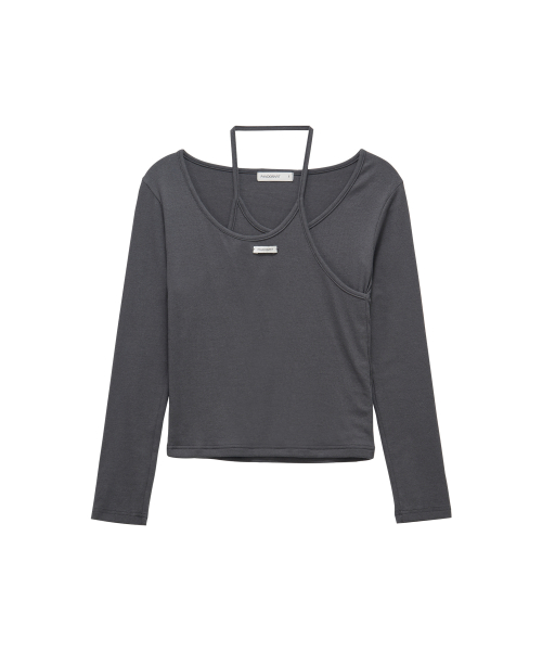 Selly Layerd Long Sleeve (dark gray)