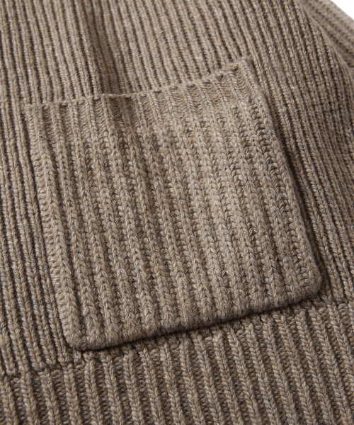 PLGW MOCK NECK KNIT (BEIGE)