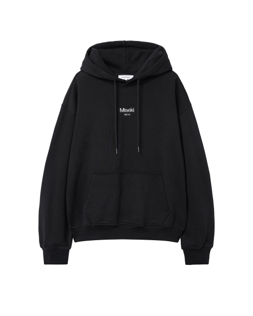 Misekiseoul logo hoodie BLACK