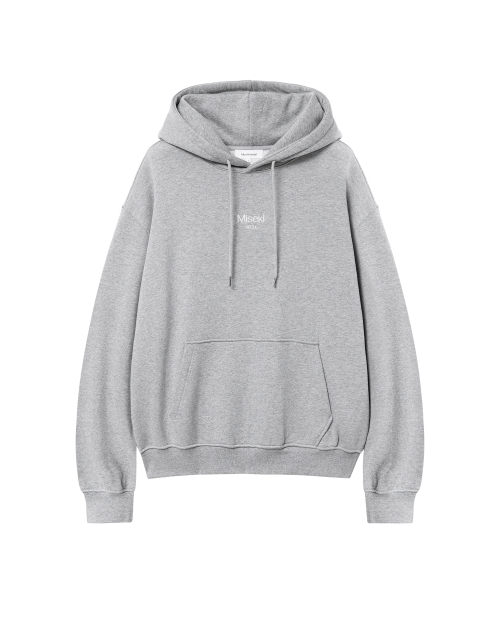 Misekiseoul logo hoodie MELANGE GREY