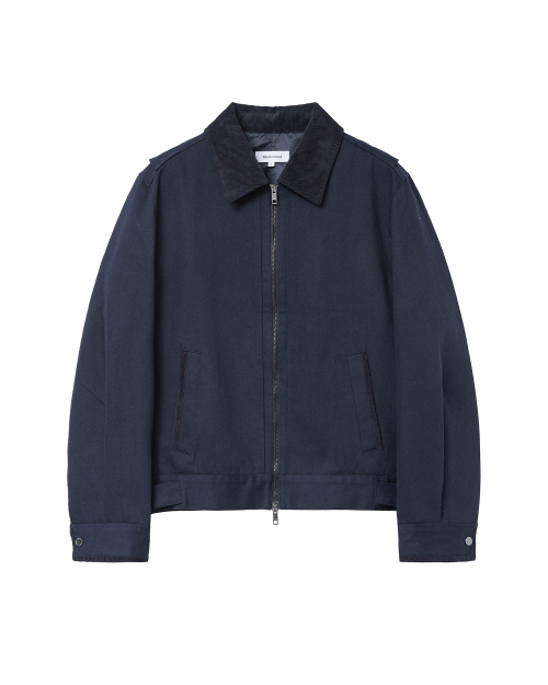 Side strap work jacket DARK NAVY