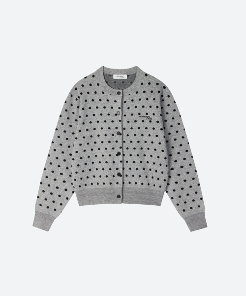 M.C Dot Dot Knit Cardigan / Gray