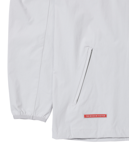 HORSE PRINTED HOODIE JACKET (GREY)