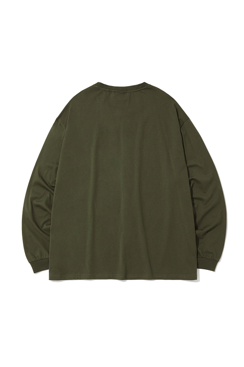 Лонгслив с граффити D-Khaki ANZ3TR02ADK