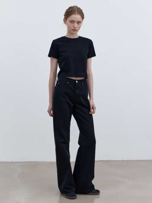 Джинсы клеш US105 Regular (Black)