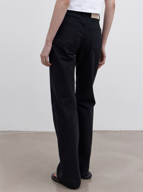 Джинсы клеш US105 Regular (Black)