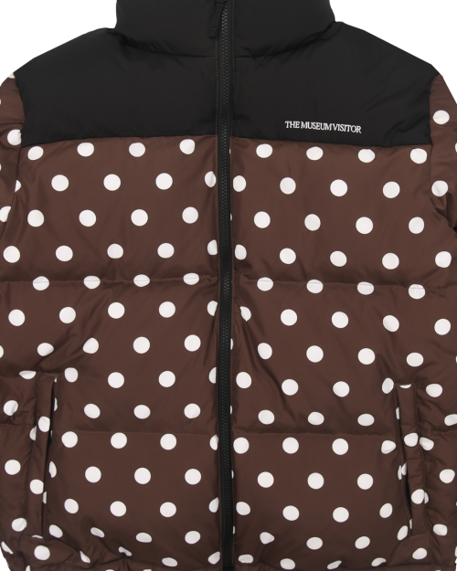DOT DUCK DOWN JACKET (BROWN)