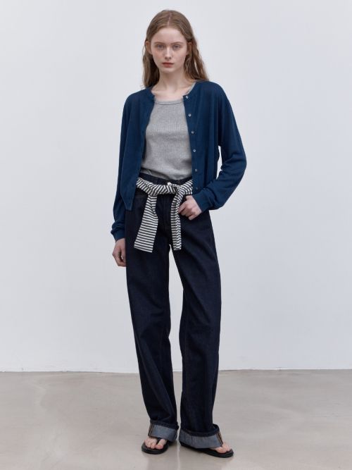US301 Low-rise wide jean (Indigo)