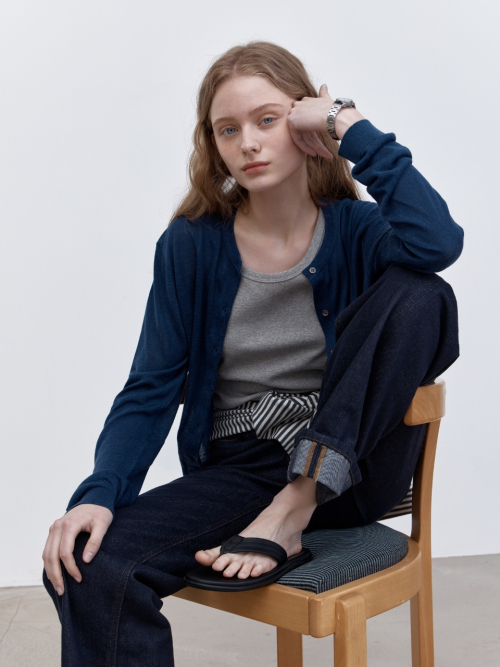 US301 Low-rise wide jean (Indigo)