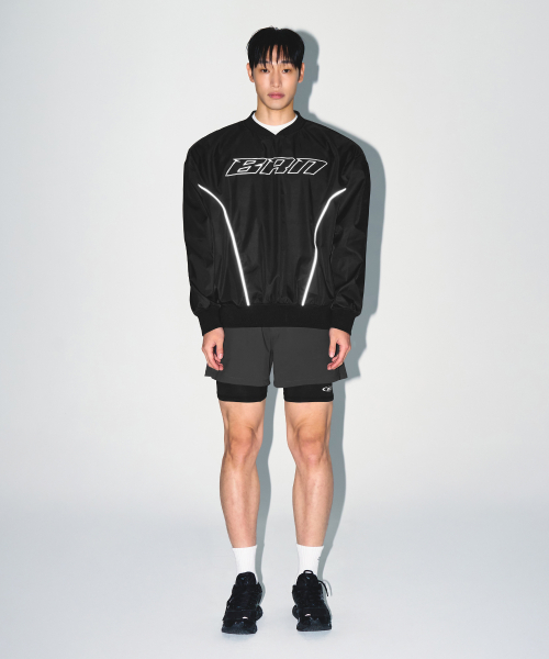BRN OUTBAND 2 IN 1 SQUAT SHORTS [CHARCOAL]