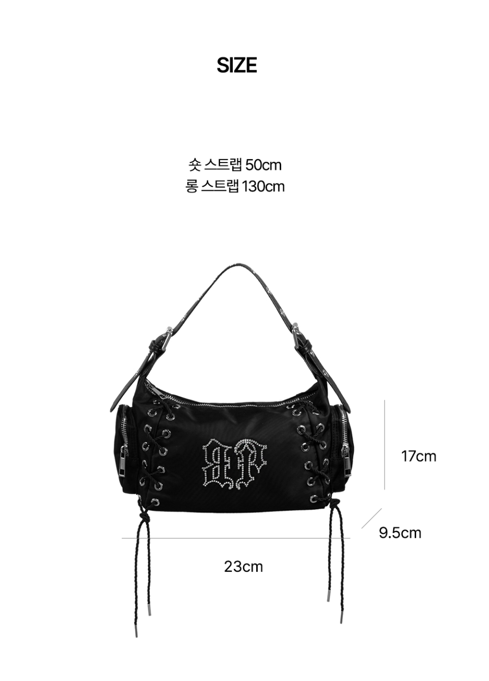 MUSINSA | BLACK PURPLE Glow Corset Bag_PINK