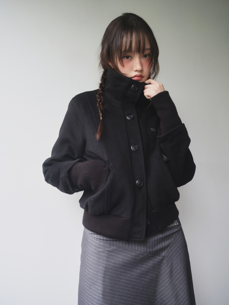 애즈온(ASON) DUMBO WOOL JACKET / BLACK - 사이즈 & 후기 | 무신사