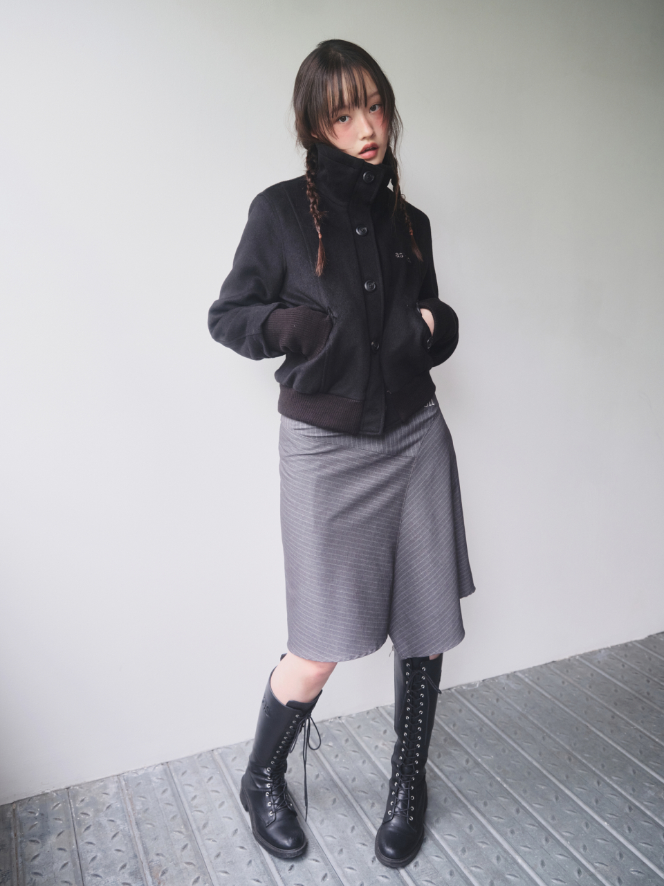 애즈온(ASON) DUMBO WOOL JACKET / BLACK - 사이즈 & 후기 | 무신사