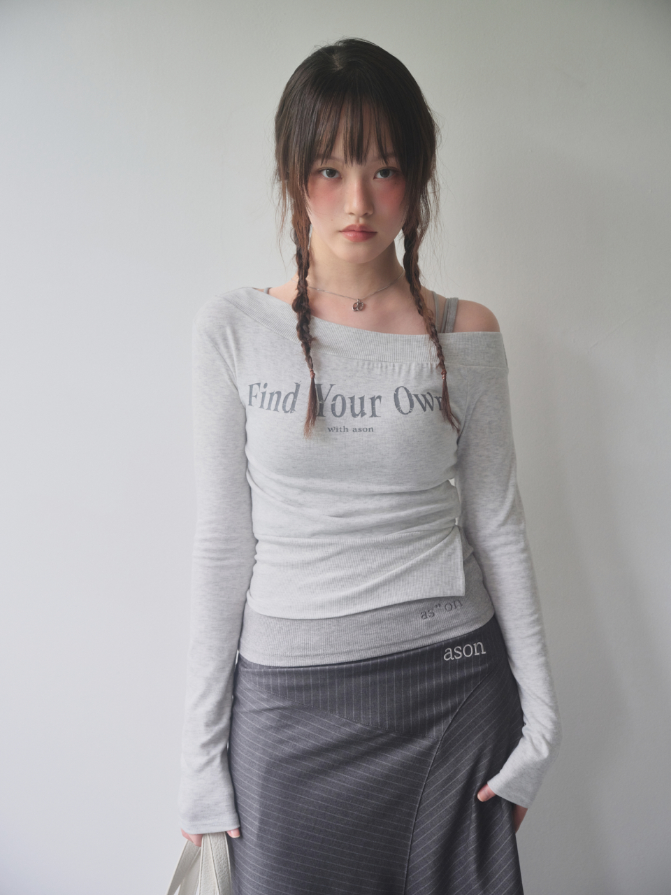 MUSINSA公式 | ASON SSIN SLEEVELESS / GRAY