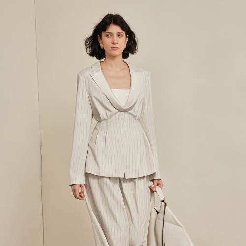 YY_Design striped jacket