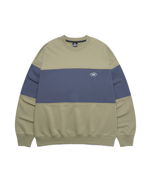Свитшот NO.123 с круглым вырезом (Khaki)
