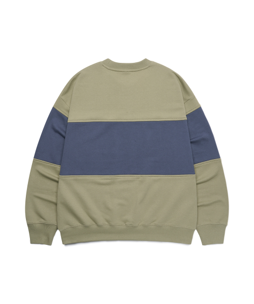 Свитшот NO.123 с круглым вырезом (Khaki)