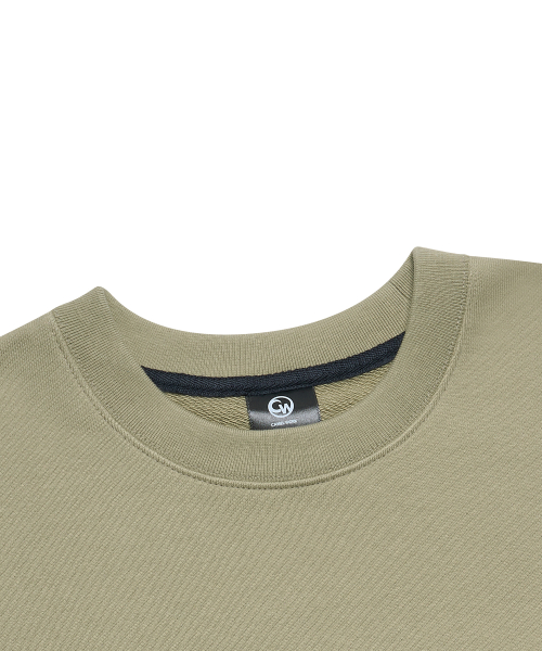 Свитшот NO.123 с круглым вырезом (Khaki)