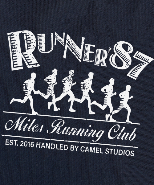 Свитшот NO.071 Runner 87 (Navy)