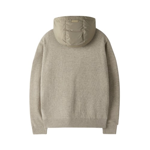 HYBRID HOODED DOWN - BEIGE (P254MDW450)