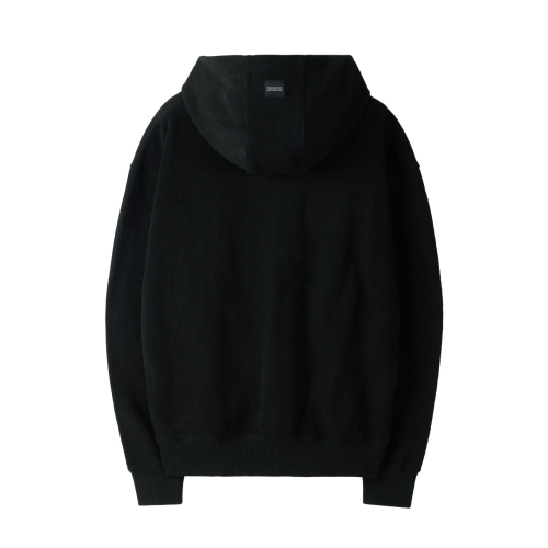 HERRINGBONE HOOD - BLACK (P254UFT480)
