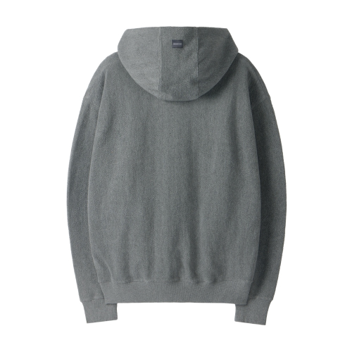 HERRINGBONE HOOD - M/GREY (P254UFT480)