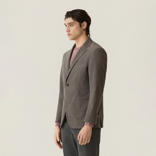 Куртка из катионного молескина Grey (AM0FOZC35334)