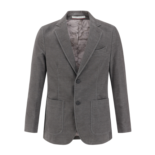 Куртка из катионного молескина Grey (AM0FOZC35334)