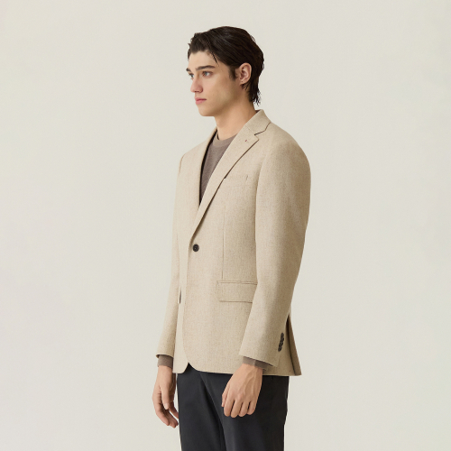 Классический жакет из шерсти Beige (AM0FOZC30153)
