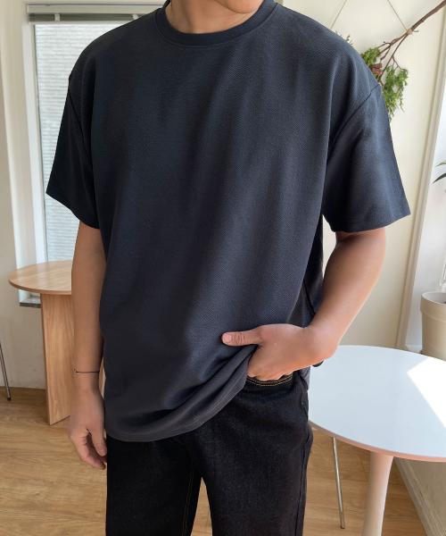 [Big Size M-8XL] Its a tight hide zero basic short-sleeved T-shirt