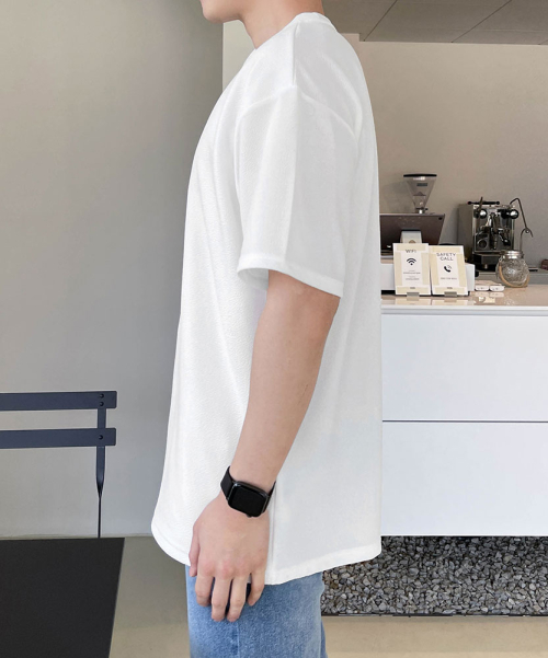 [Big Size M-8XL] Its a tight hide zero basic short-sleeved T-shirt