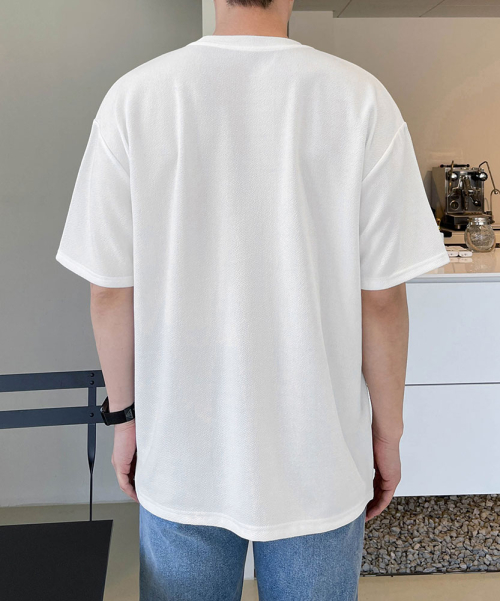 [Big Size M-8XL] Its a tight hide zero basic short-sleeved T-shirt