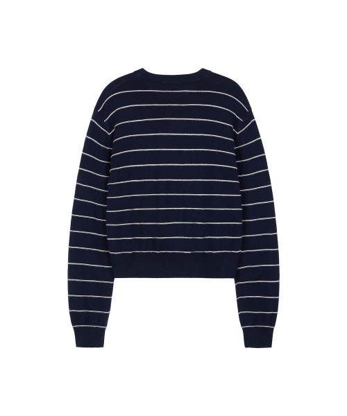 Трикотажный кардиган Marine Stripe-Navy