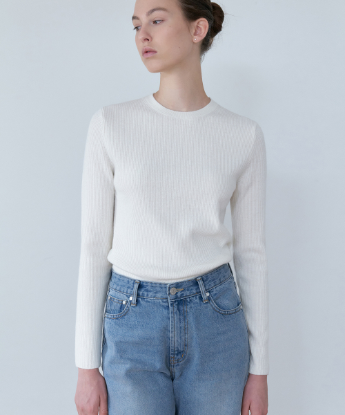 Прямые джинсы Lina Cotton (mid blue)