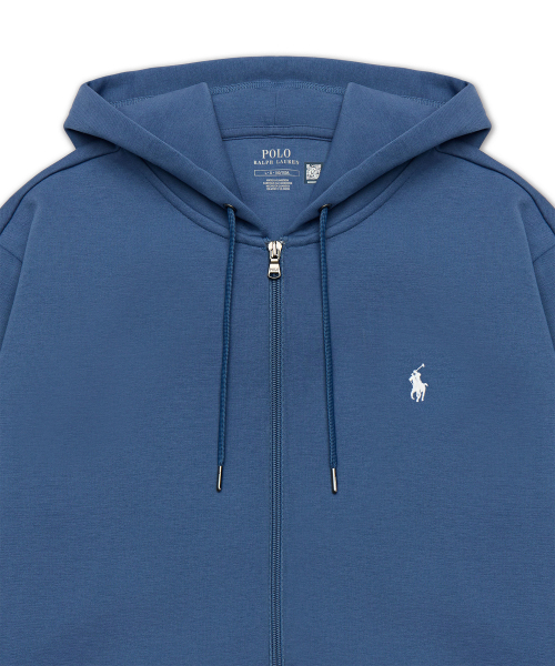 Худи Double Knit на молнии, Blue