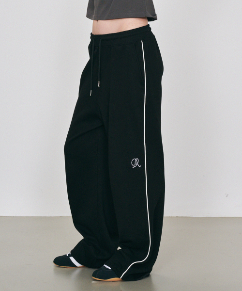 Спортивные штаны DR с кантом (Black)