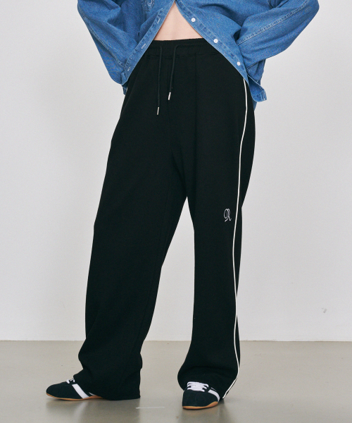 Спортивные штаны DR с кантом (Black)