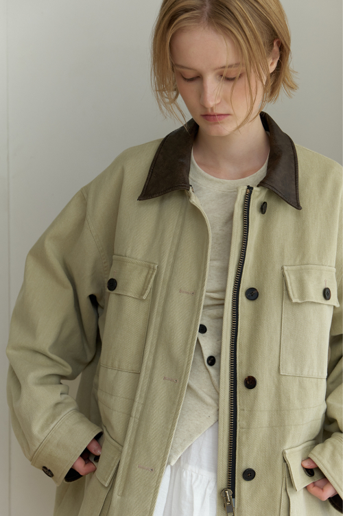 Vanilla Field jacket (2Colors)