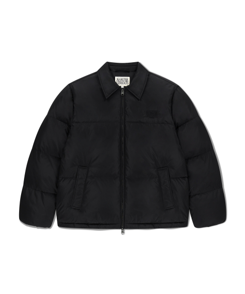 CLASSIC LOGO COLLAR DOWN JACKET black
