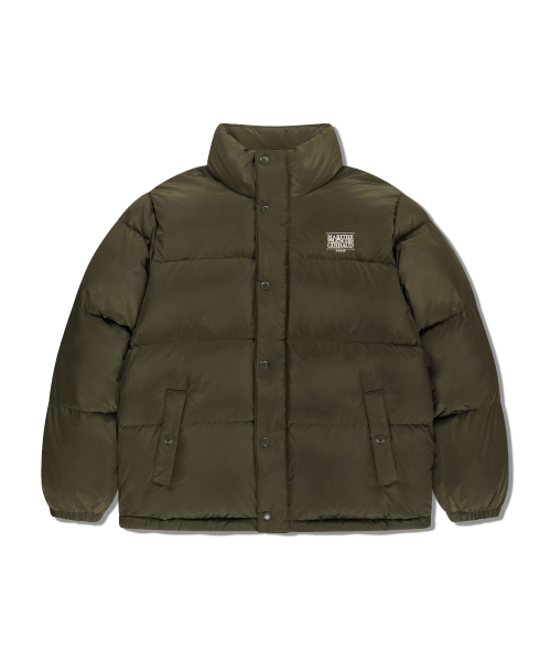 CLASSIC LOGO DOWN JACKET khaki