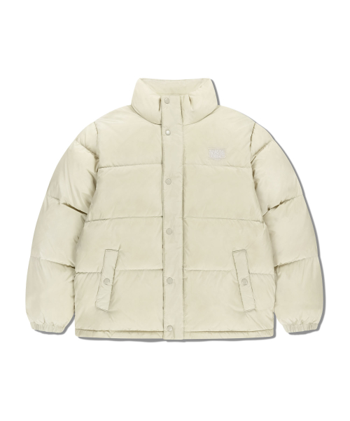 CLASSIC LOGO DOWN JACKET light beige