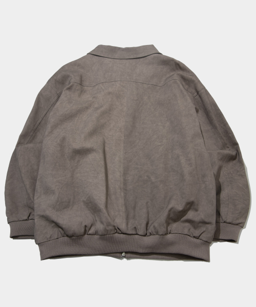 Vintage Washed Cotton воротник-молния блузон рабочая куртка — 2 цвета
