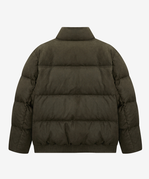 Короткий пуховик Dogood из замши - 2color